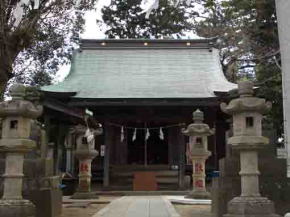 the main hall of Awa Jinja Shrine