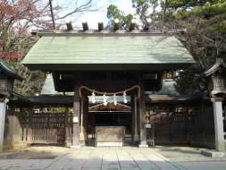 the gate of Funabashi Daijingu