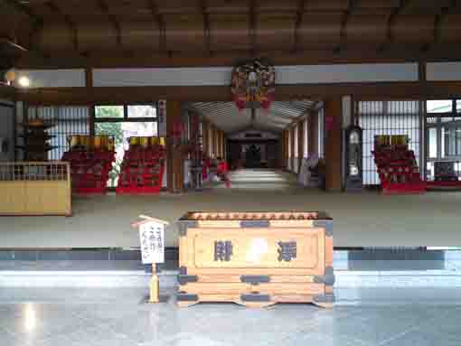 中山法華経寺本院のひな飾り
