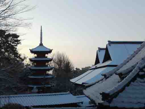 gojunoto covered with snow in winter