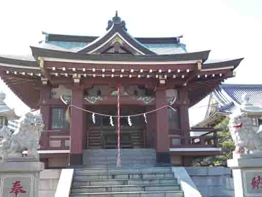 the main hall of Ikazuchi Katori Jinja