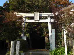 The first torii gate of Komagata Grand Shrine