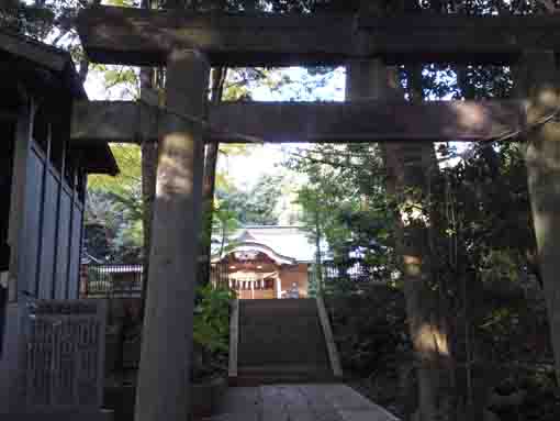 the second torii gate of Komagatadaijinja