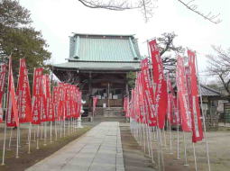 red flags and Tekona Reishindo Hall