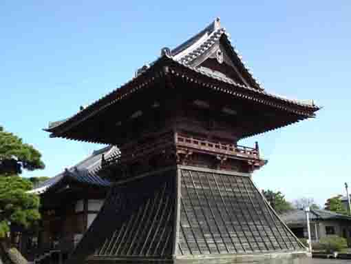 the bell tower in Tokuganji Temple