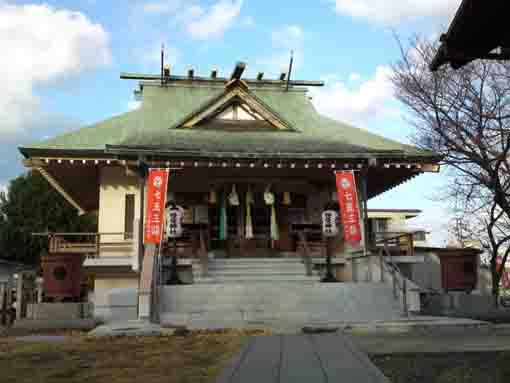 the main hall of Toyouke Jinja in Urayasu