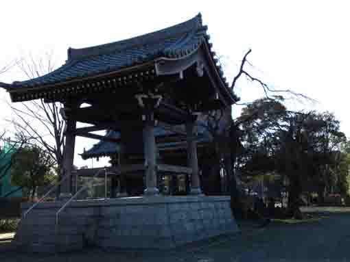 the bell tower in Daiunji Temple