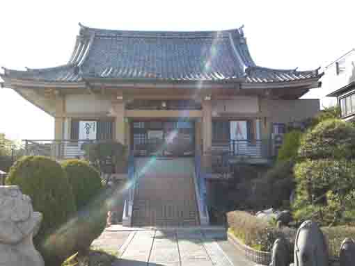 the main hall of Nagashimasan Zentokuji