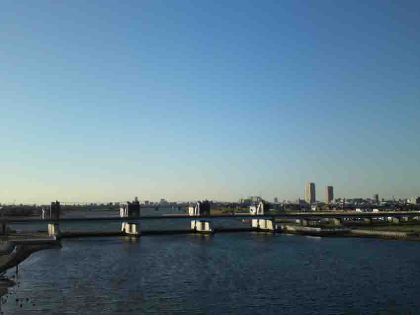 Gyotoku Bashi Bridge on Gyotoku Kaido