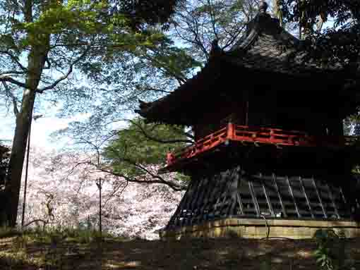 the bell tower in Mamasan Guhoji