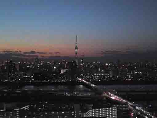 Tokyo Skytree at night